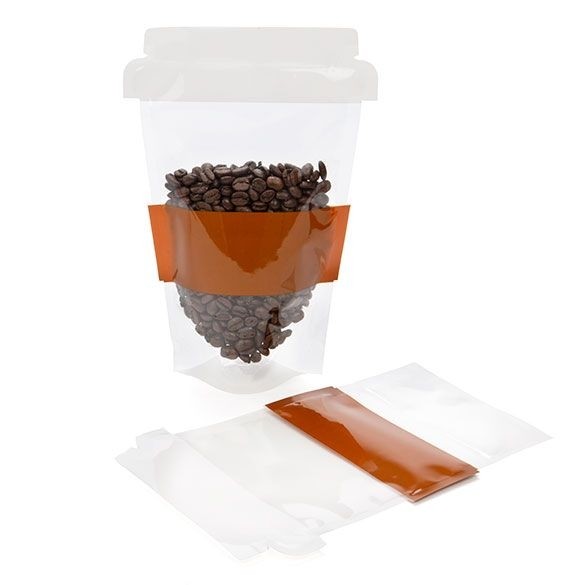 Stand Up Pouches Coffee Cup 15.2x8.9x22.9cm (100 pieces) [SP7C]
