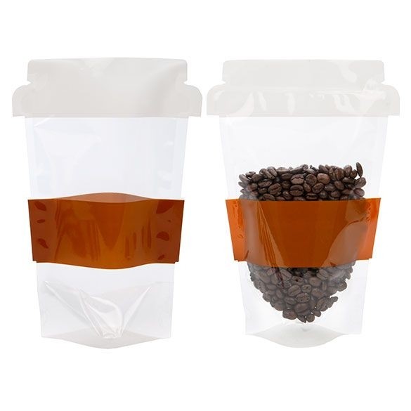 Stand Up Pouches Coffee Cup 15.2x8.9x22.9cm (100 pieces) [SP7C]