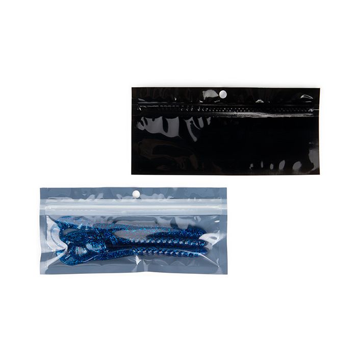 Eco-Friendly Grip Seal Bags Black 14x4.4 cm (100 pieces) [HZBBE8B]