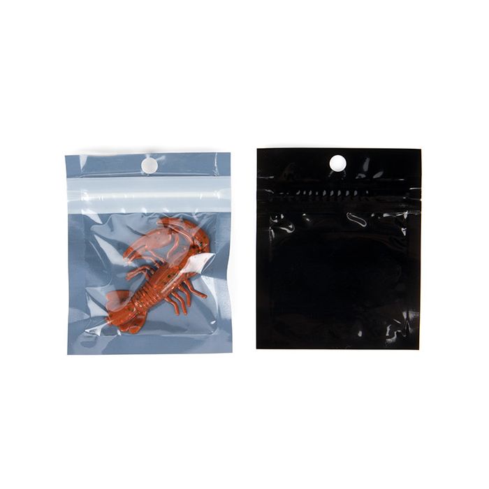 Eco-Friendly Grip Seal Bags Black 5.1x5.1 cm (100 pieces) [HZBBE9B]