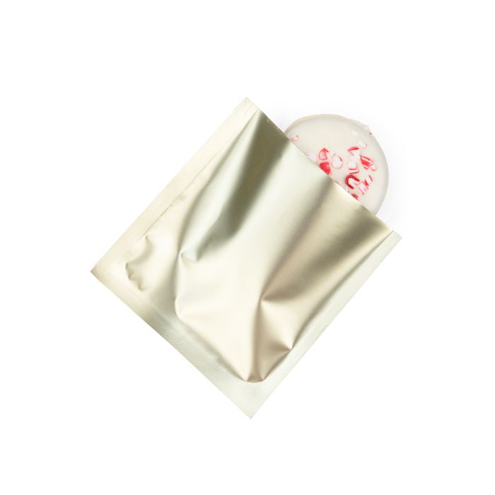 Matte Gold Single Use Child Resistant Bags 8 x 9,5 cm