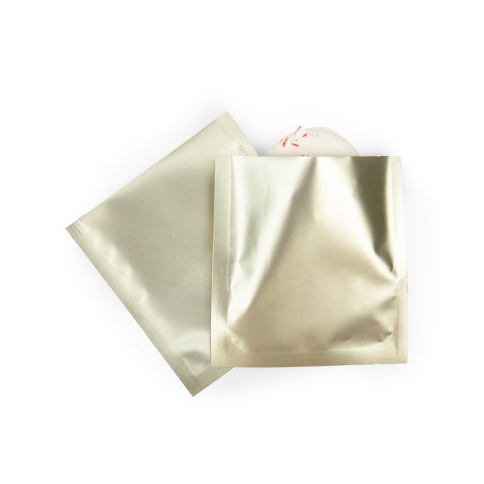 Matte Gold Single Use Child Resistant Bags 8 x 9,5 cm (100 Pieces) [CRB2G]