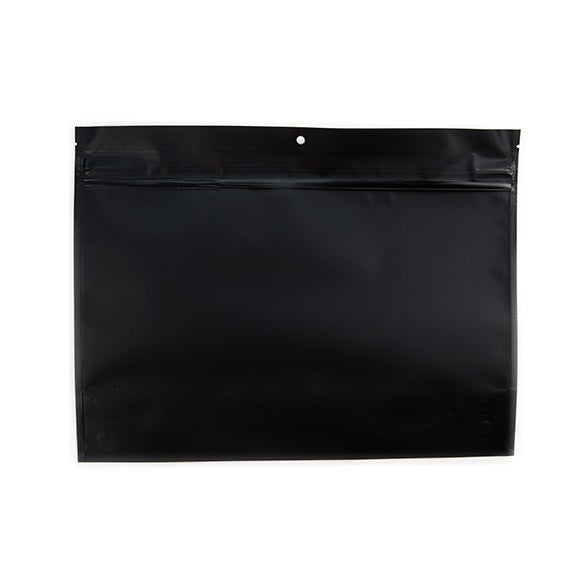 Child Resistant Pouch Bags Matte Black 30,5x10,2x22,9cm (100 Pieces) [CRP129MB]