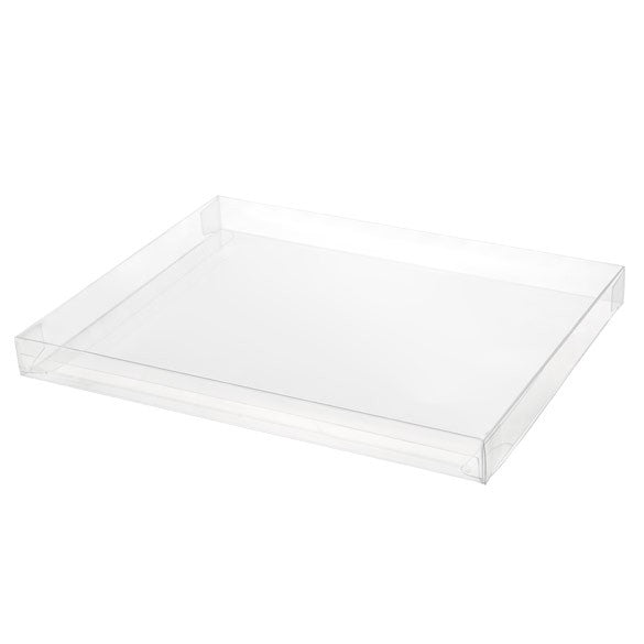Plastic Gift Boxes 21.9x2.5x28.3cm Crystal Clear (25 pieces) [FPB150]