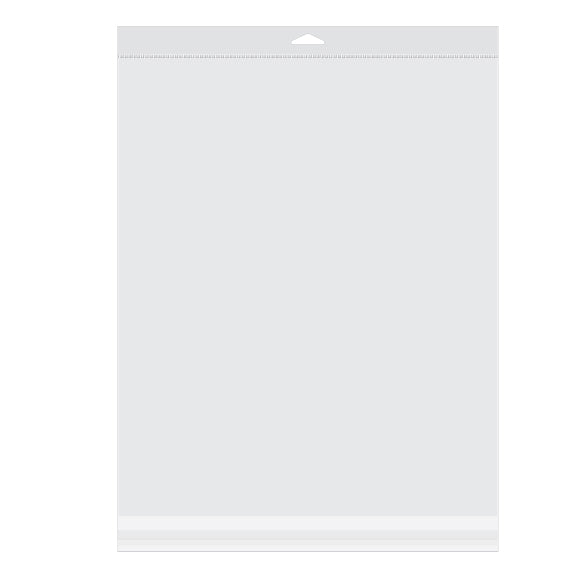 Headerbags 34.1x41.3cm Reclosable and Crystal Clear (100 pieces) [HB13]
