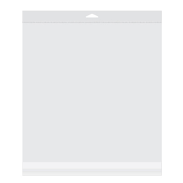 Headerbags 33x33cm Reclosable and Crystal Clear (100 pieces) [HB13X13E]
