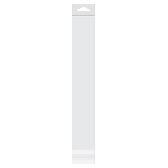 Headerbags 5.1x30.5cm Reclosable and Crystal Clear (100 pieces) [HB212]