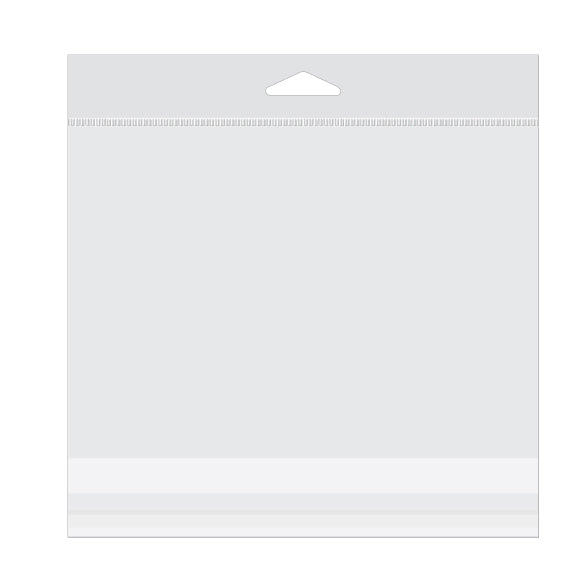 Headerbags 18.9x13.3cm Reclosable and Crystal Clear (100 pieces) [HB5]