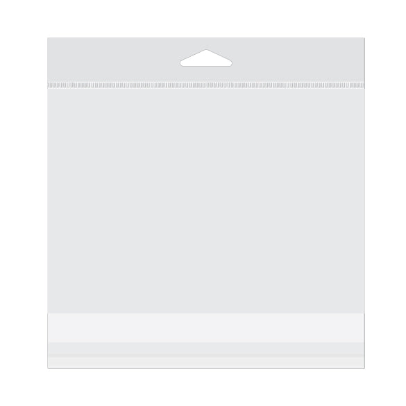 Headerbags 18.4x12.7cm Reclosable and Crystal Clear (100 pieces) [HB5S]
