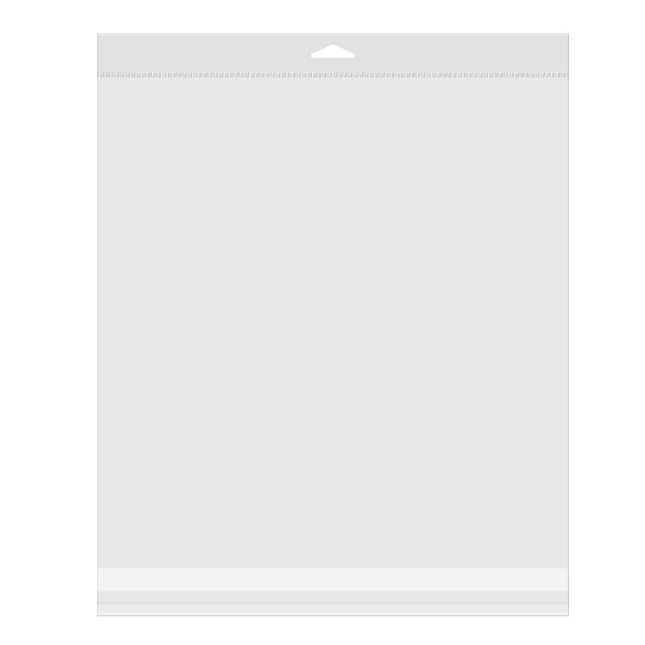 Headerbags 31.6x33cm for Top loading of contents (100 pieces) [HBT1213]