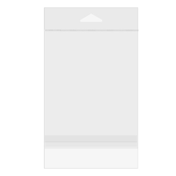 Headerbags 10.8x13.7cm with Protective Closure (100 pieces) [HB4B2PC]
