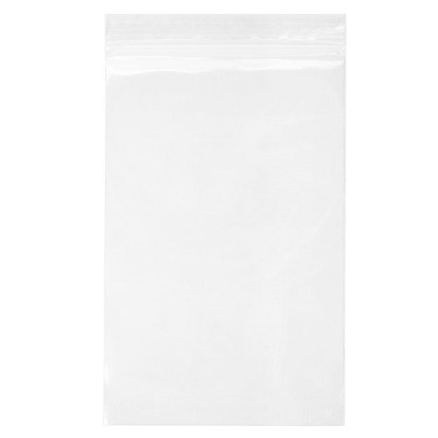 Grip Seal Bags 12.5x20.5cm Crystal Clear PP 75 micron (100 pieces) [Z3C58]