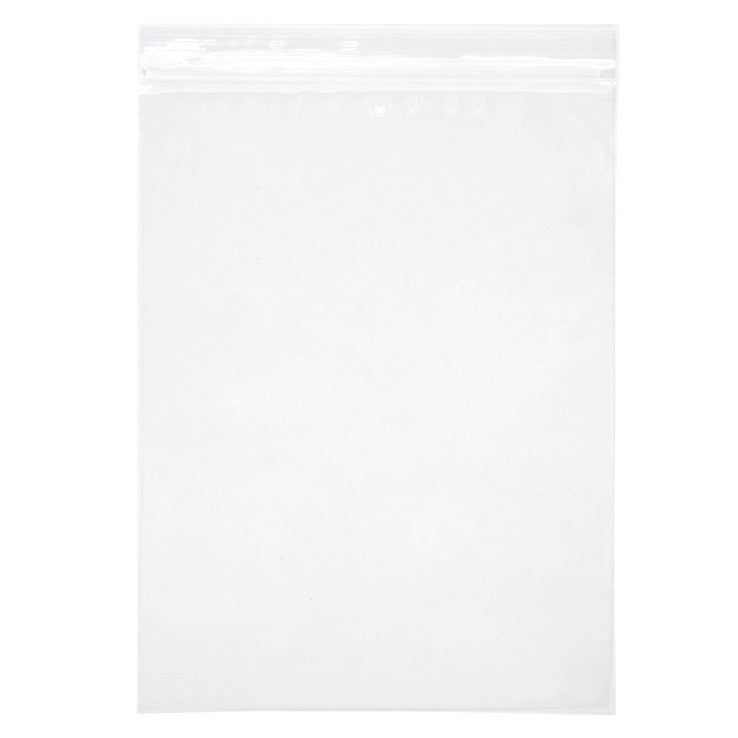 Grip Seal Bags 15x20.5cm Crystal Clear PP 50 micron (100 pieces) [ZC68V]