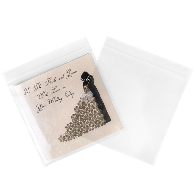 Grip Seal Bags 18x18cm Crystal Clear PP 50 micron (100 pieces) [ZC77]