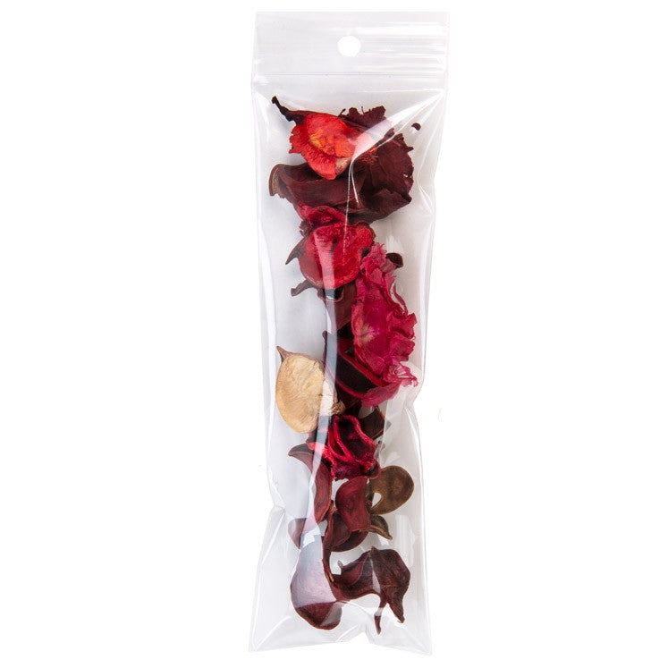 Grip Seal Bags with Hang hole 5x15cm Crystal Clear PP 50 micron (100 pieces) [ZR26]