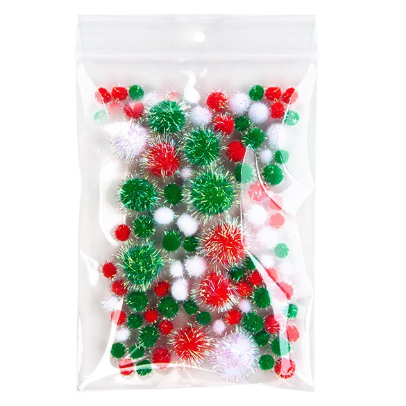 Grip Seal Bags with Hang and Vent-hole 12.5x18cm Crystal Clear PP 50 micron (100 pieces) [ZR57V]