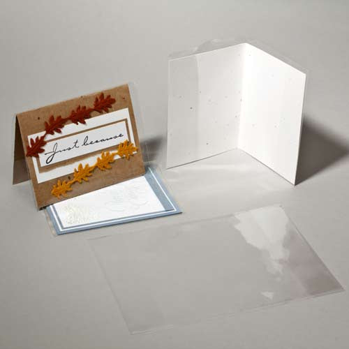 Plastic Bags for Open Cards 18.4x26cm (100 pieces) [CJ57]