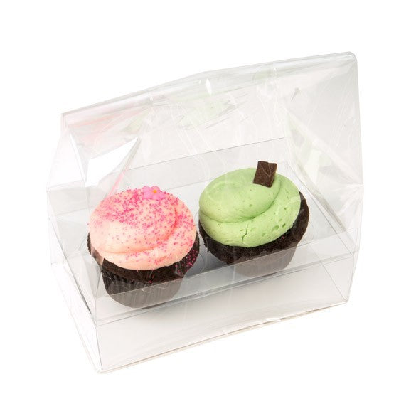 Bags Set for 2 Cupcakes 17.5x10x22.5cm (100 pieces) [CBG2]