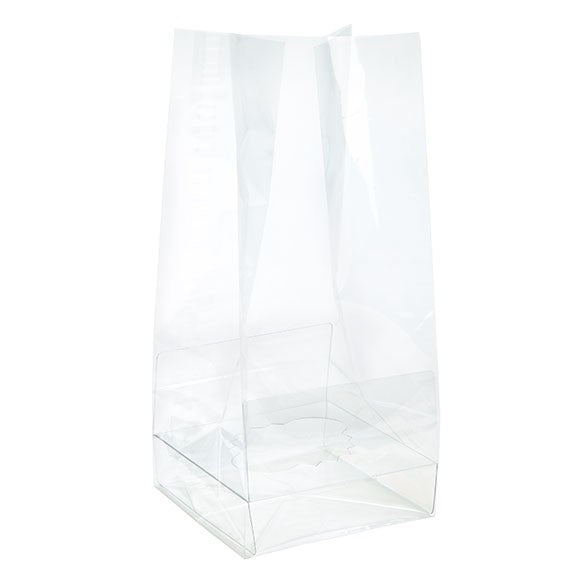 Bags Set for 1 Cupcake 10.2x10.2x22.9cm with White Insert (100 pieces) [CBG4XL]