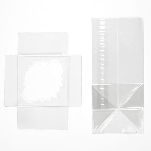 Bags Set for 2 Mini Cupcakes 12.7x5.7x12.7cm with White Insert (100 pieces) [CBG9]