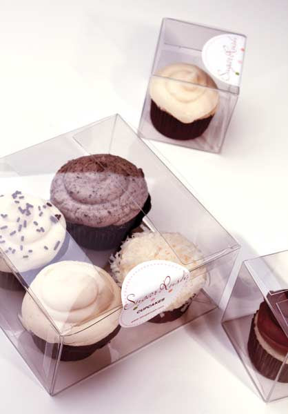 Cupcake Boxes for Doubles 17.8 x 10.2 x 10.2cm (100 Pieces) [CBS174]