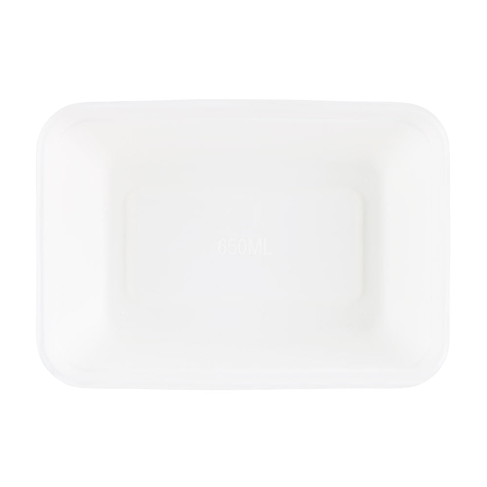 Bowl Sugarcane 17x12x6 cm, 650 ml (500 pieces) [GB-DFC01226]