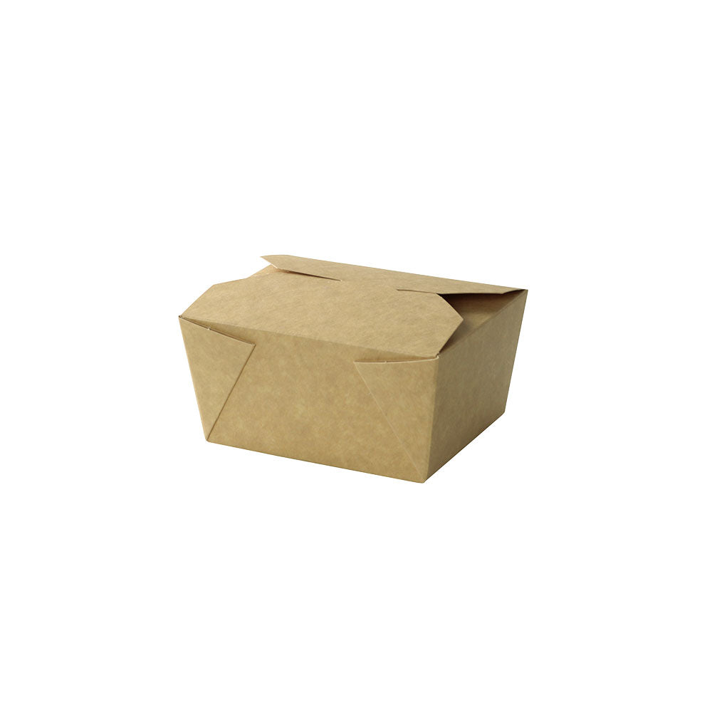 Take-Away Cardboard Boxes brown 600 ml  (450 pieces)