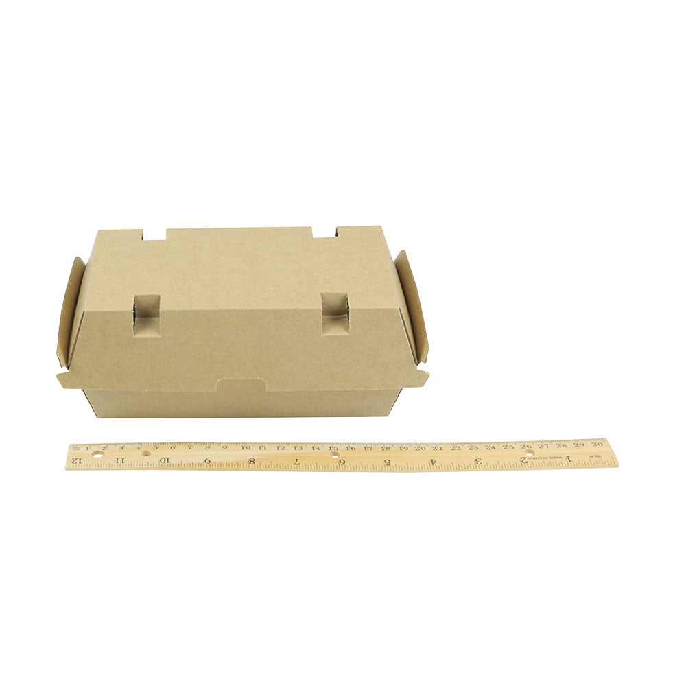 Take-away Boxes Cardboard 21.4x11.4x8.5 cm Brown (200 pieces) [GB-DFC04305]