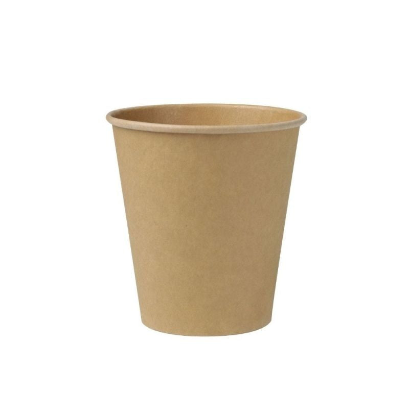 Cup Cardboard 250 ml Ø 90 mm Unbleached (1000 pieces)