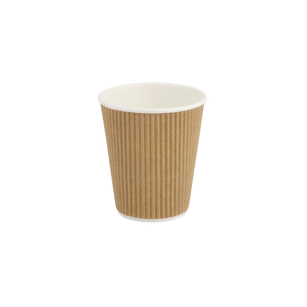 Fluted cup 250 ml Ø 90 mm Brown (500 pieces)