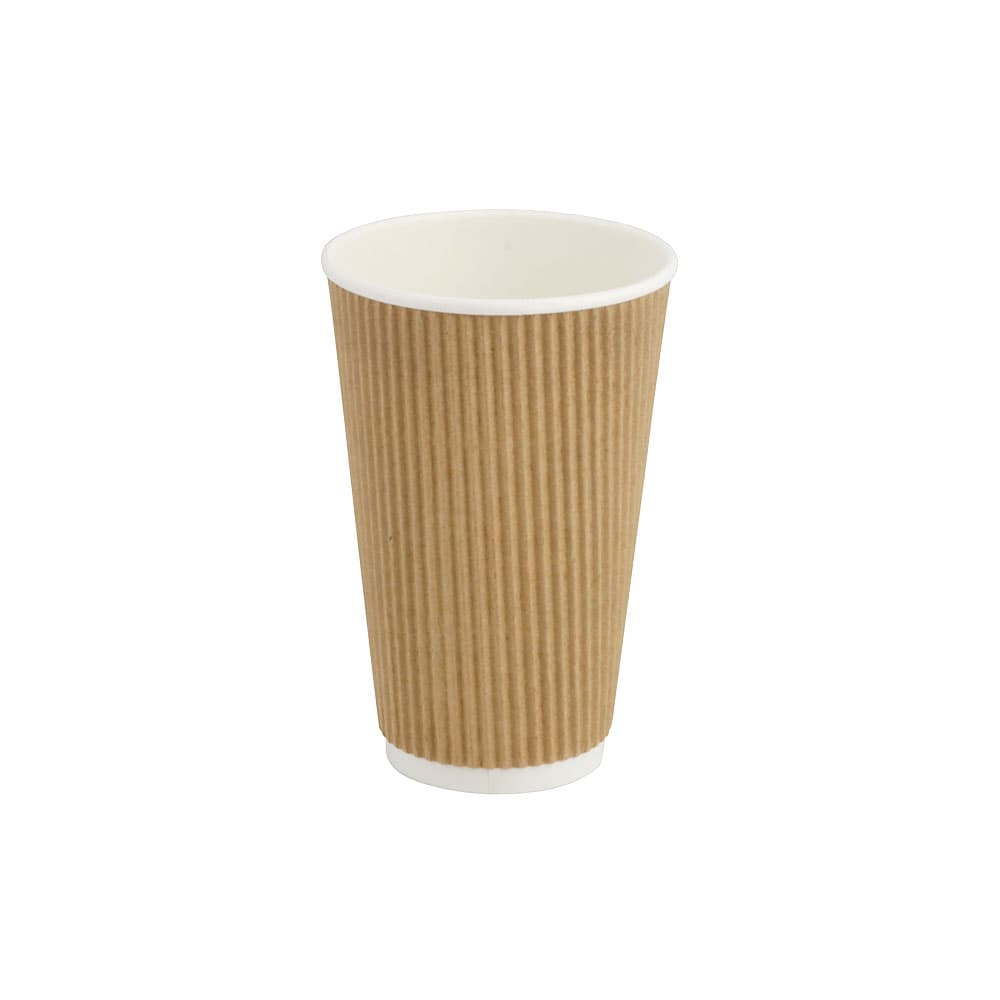 Fluted Cup 400 ml Ø 90 mm Brown (500 pieces)