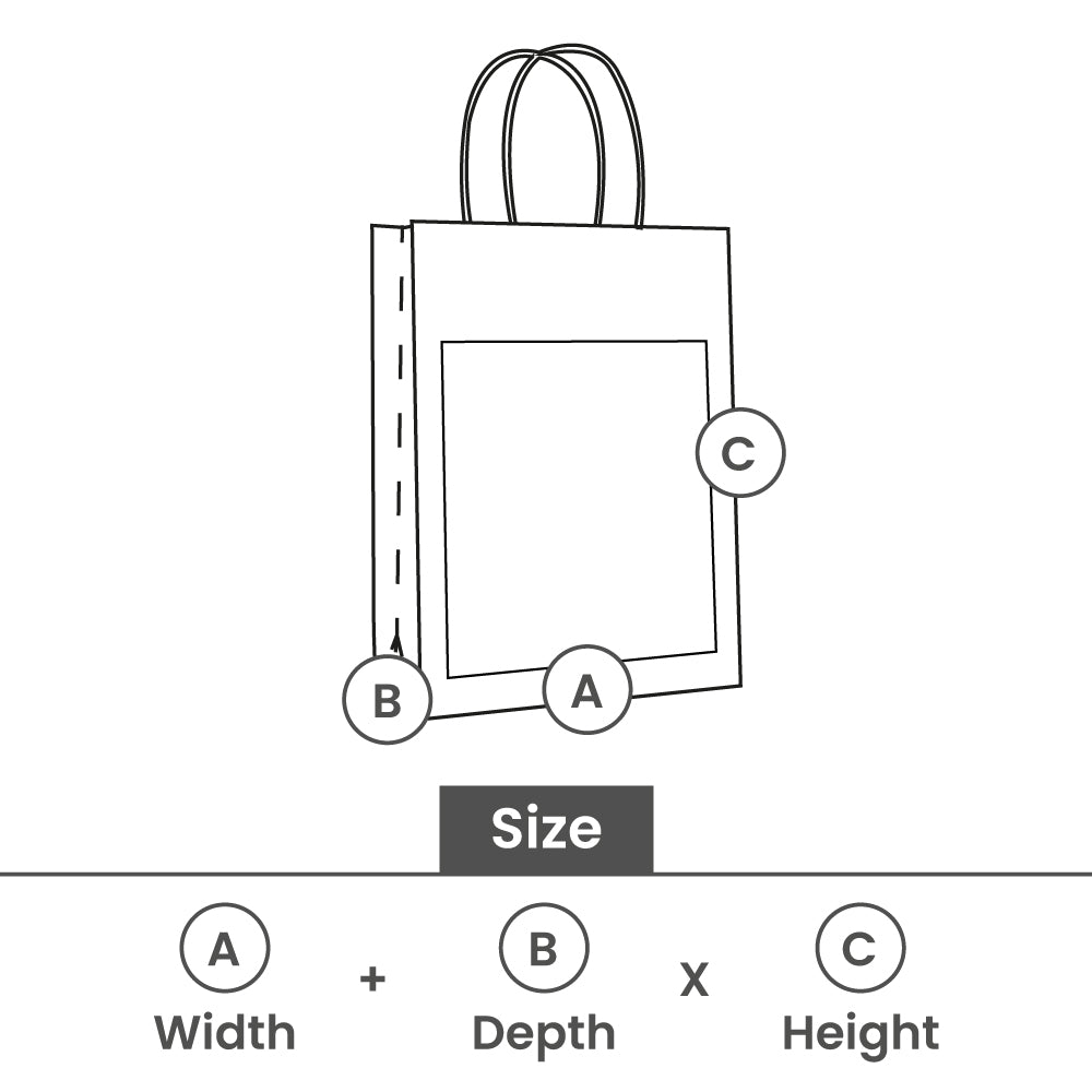 Gift bags with window and tag 22+12x32cm Kraft (100 pcs) [FP-DPT099]