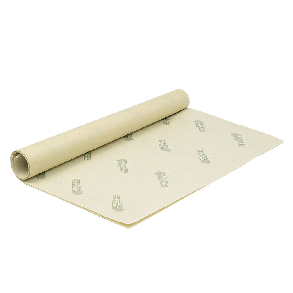 Grass paper loose sheets 43x33 cm, unbleached, printed (800 pieces)