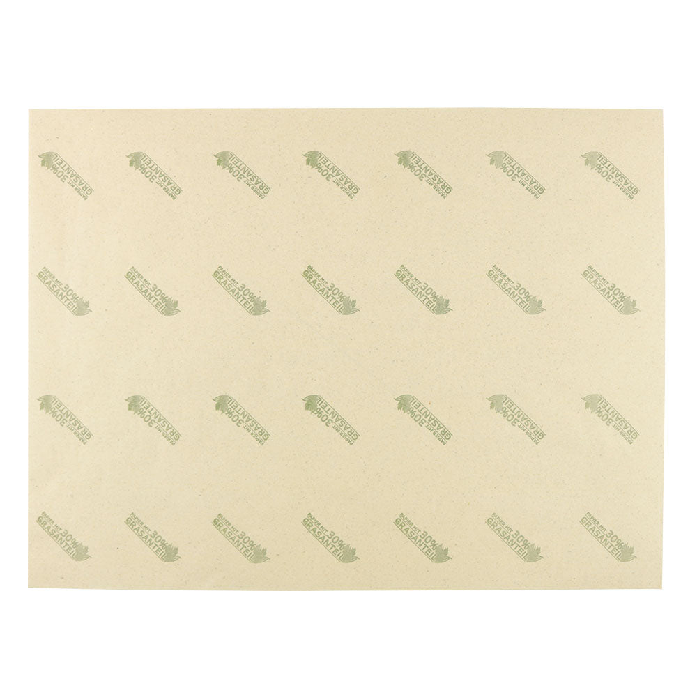 Grass paper loose sheets 43x33 cm, unbleached, printed (800 pieces) [GB-DRE02291]