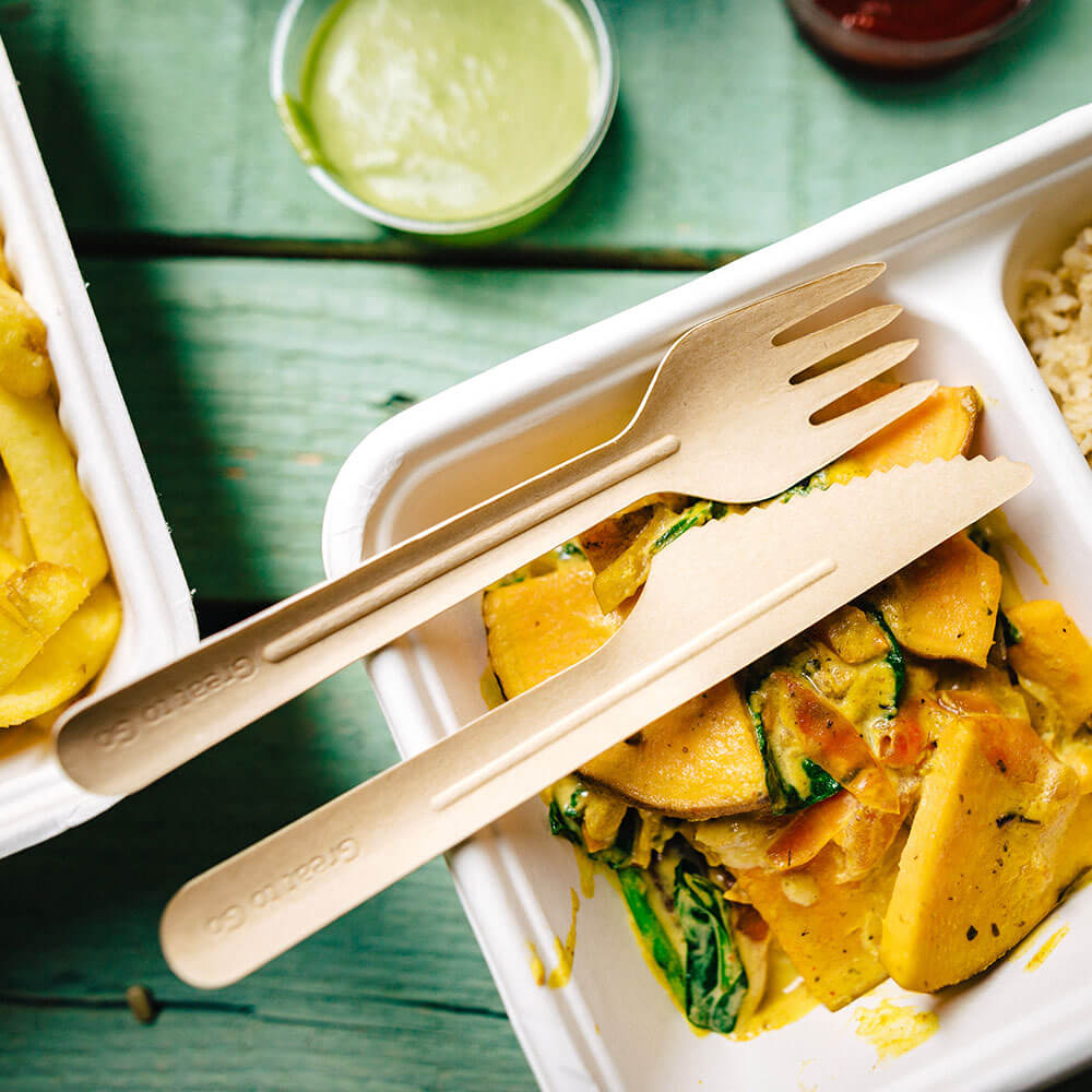 Fork Paper 16.5 cm Brown (1000 pieces) [GB-DSE06360]