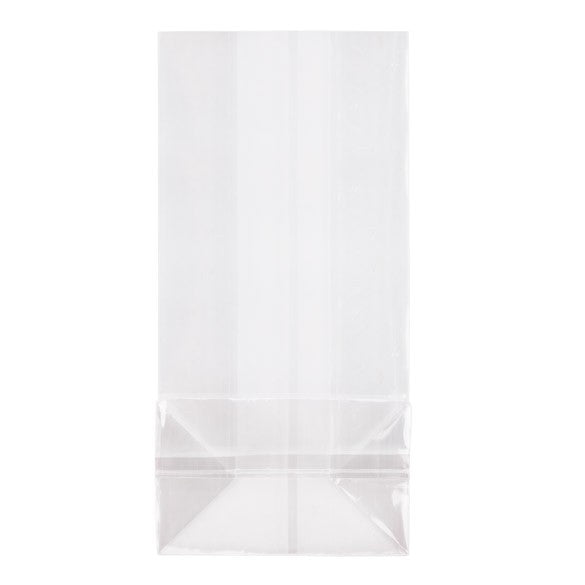 Block Bottom Bags ECO-friendly 7.6x5.1x16.5cm Premium with side gusset (100 pieces) [CFBG6]