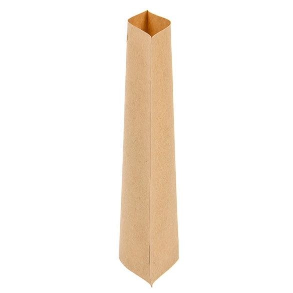 Stand Up Pouches Kraft Compostable 10.2x6x15.2cm no Grip Seal | 57 grams (100 pieces) [SUPEK2]
