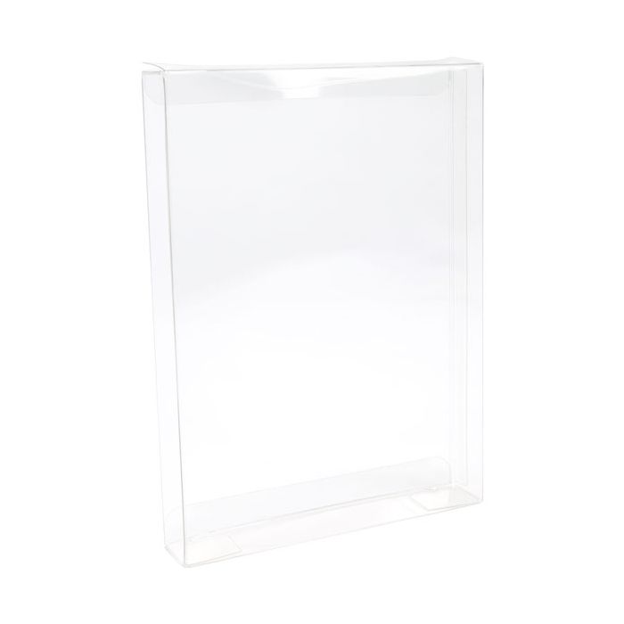 Plastic Gift Boxes 13.7x2.5x18.7cm Crystal Clear (25 pieces) [FB15]