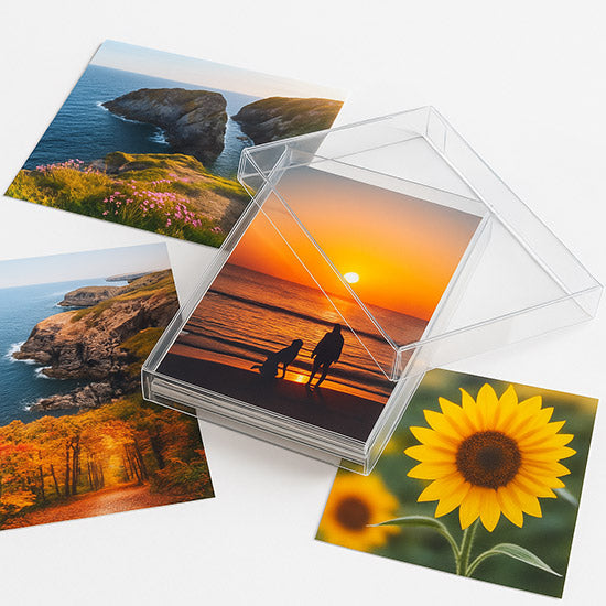 Plastic Gift Boxes 12.4x4.1x18.4cm Crystal Clear (25 pieces) [FB264]