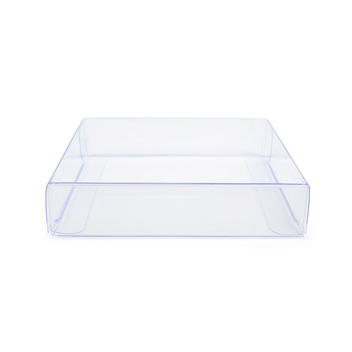 Plastic Gift Boxes 11,4x2,5x11,4 cm Crystal Clear (25 pieces) [FB304]