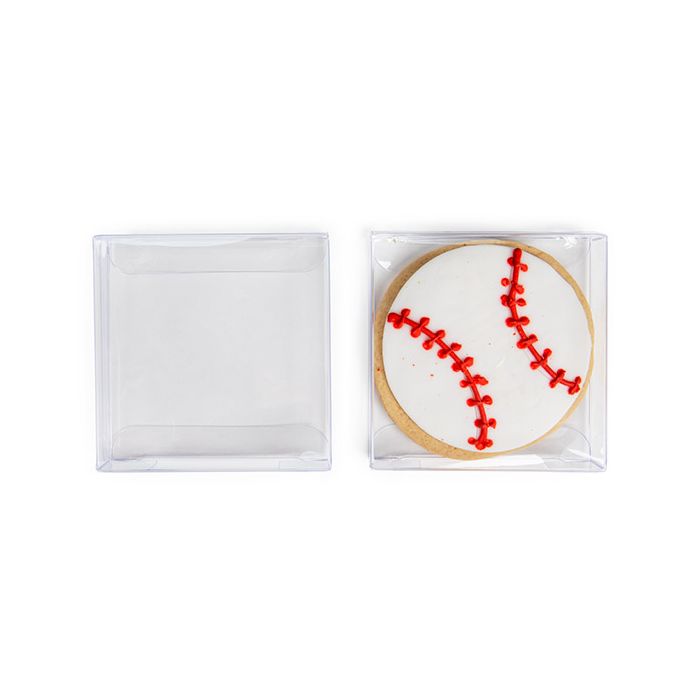 Plastic Gift Boxes 8,9x2,5x8,9 cm Crystal Clear (25 pieces) [FB305]