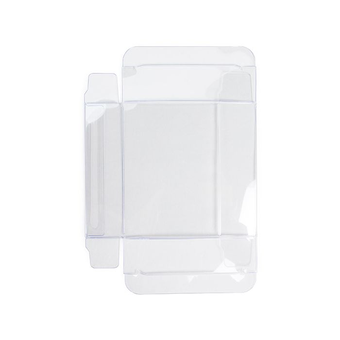 Plastic Gift Boxes 8,9x2,5x8,9 cm Crystal Clear (25 pieces) [FB305]