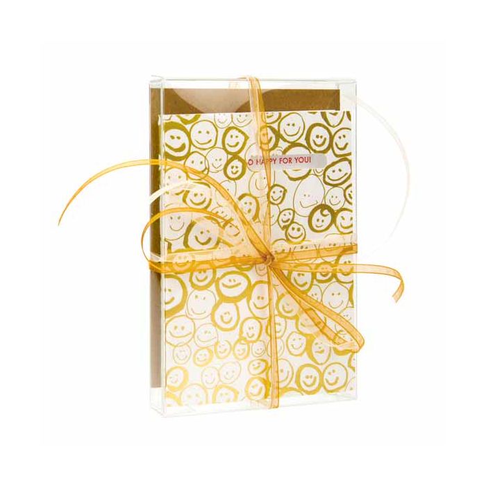 Plastic Gift Boxes 9.2x1.6x14.3cm Crystal Clear (25 pieces) [FB33]