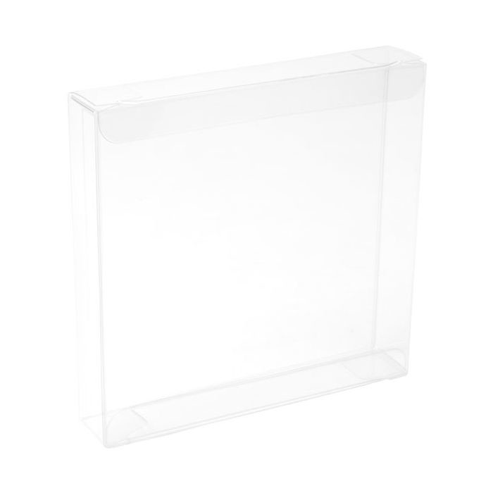 Plastic Gift Boxes 13.1x2.5x12.9cm Crystal Clear (25 pieces) [FB47]