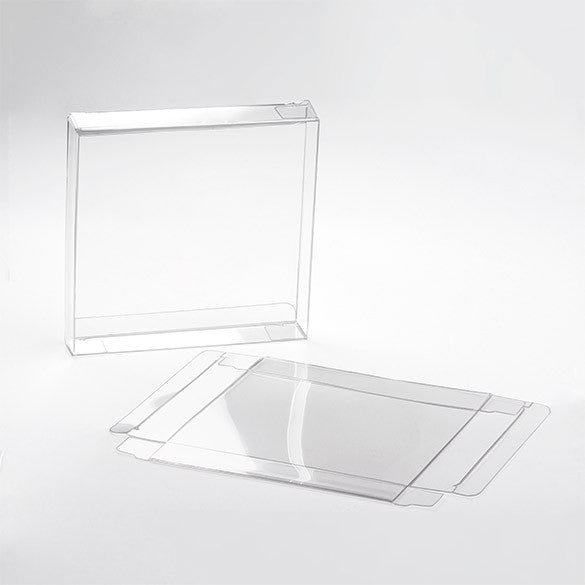 Plastic Gift Boxes 14.3x2.5x14.1cm Crystal Clear (25 pieces) [FB48]