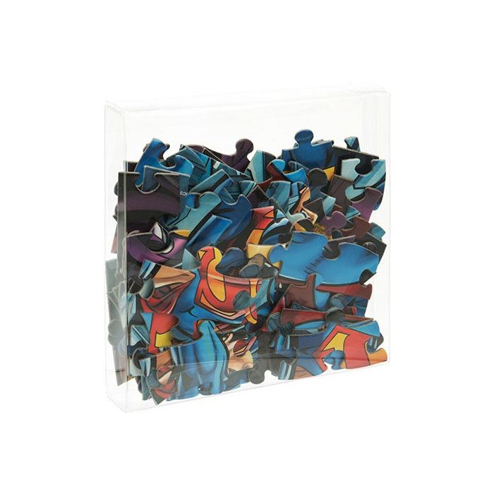 Plastic Gift Boxes 13.7x2.5x13.5cm Crystal Clear (25 pieces) [FB50]