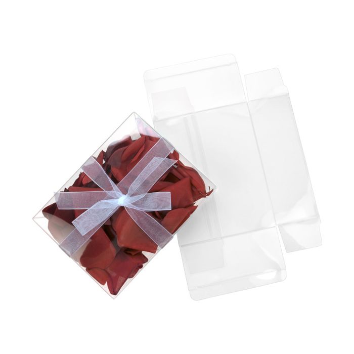 Plastic Gift Boxes 11.4x5.1x14.9cm Crystal Clear (25 pieces) [FB54]