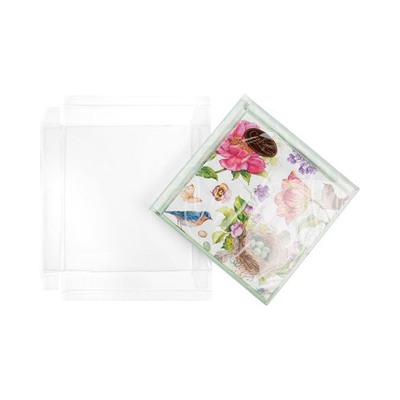 Plastic Gift Boxes 18.1x2.5x18cm Crystal Clear (25 pieces) [FB70]