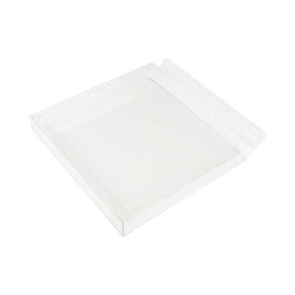 Plastic Gift Boxes 18.1x2.5x18cm Crystal Clear (25 pieces) [FB70]