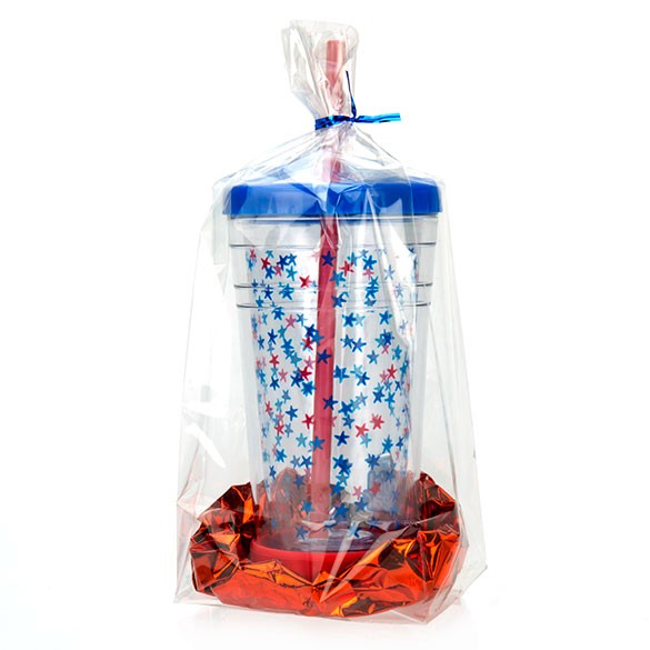 Block Bottom Bags Super Clear 10.2x7.6x25.4cm (100 pieces) [FGCC5]